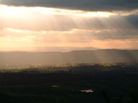 towards the Black Mountains