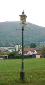 Gas lamp on Malvern Common