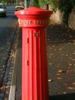 Doric pillar box, Worcester Rd